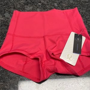 Lululemon Wunder Short 2” Bright Pink Size 6